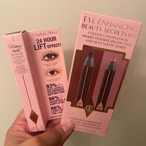 Charlotte Tilbury Pillow Talk Eye Enhancing Kit and mascara bundle